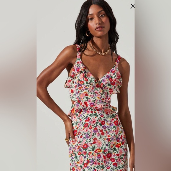ASTR THE LABELFloral Ruffle Dress - Picture 2 of 5